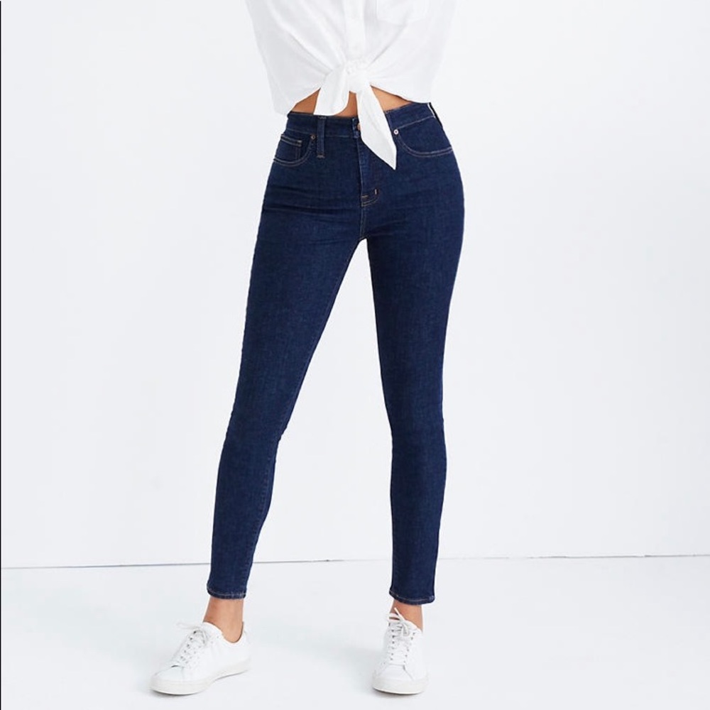 Madewell Petite Curvy High-Rise Skinny Jeans